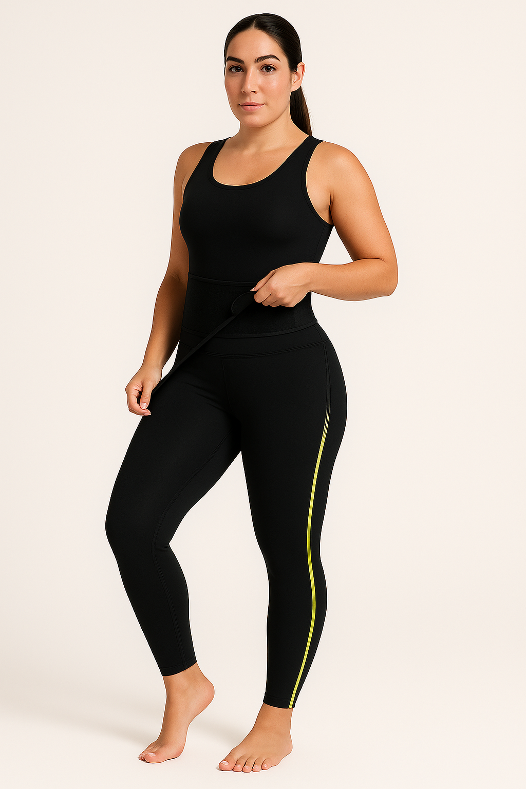 Neoprene Sauna Sweat Pants Gym Leggings Women